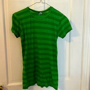 Green stripe short sleeve Urban Outfitters tee